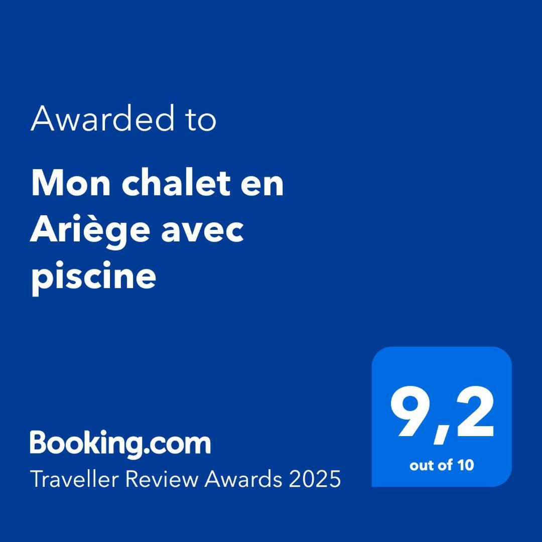 Mon Chalet En Ariege Avec Piscine Daumazan-sur-Arize Exteriér fotografie